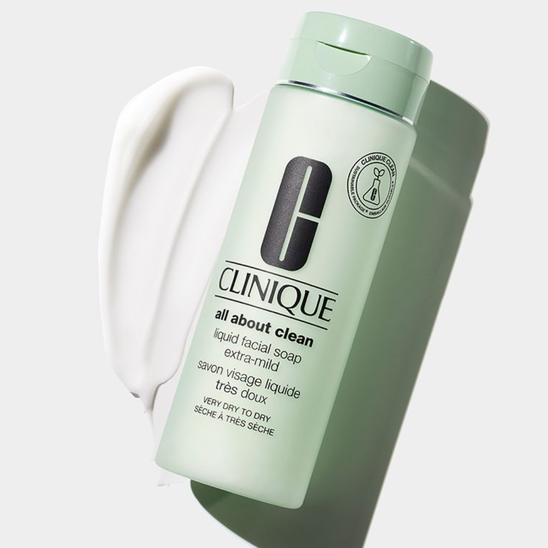 CLINIQUE ALL ABOUT CLEAN SAVON VISAGE LIQUIDE TRES DOUX PEAUX SECHES A TRES SECHES 200 ML