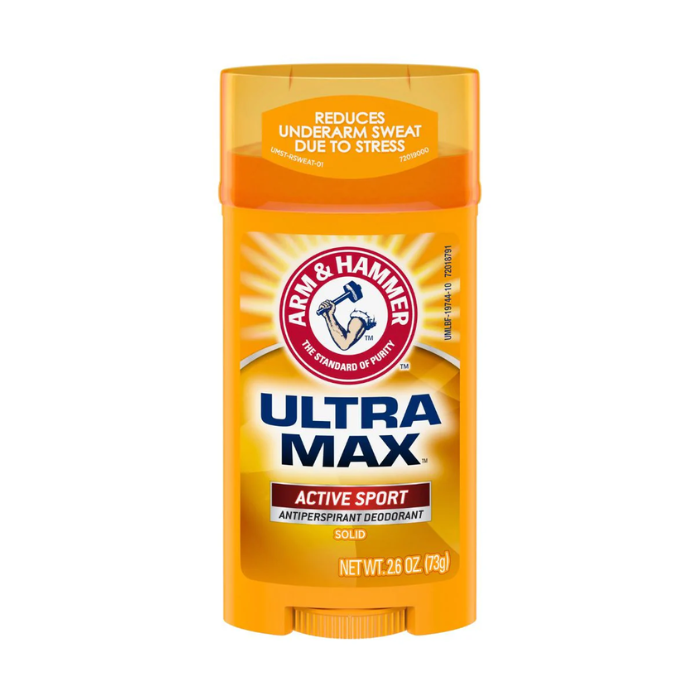ARM AND HAMMER ULTRA MAX ACTIVE SPORT DEODORANT SOLID 73G