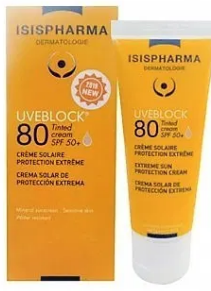 ISISPHARMA UVEBLOCK 80 CREME TEINTEE