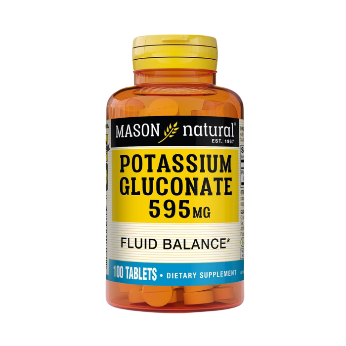 MASON NATURAL POTASSIUM GLUCONATE 595 MG 100 TABLETS