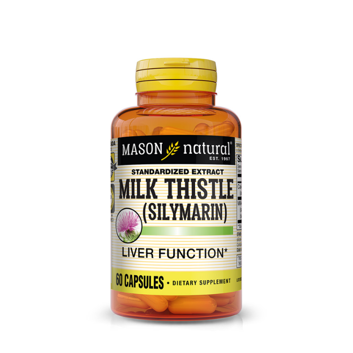 MASON NATURAL MILK THISTLE SILYMARIN 60 CAPSULES