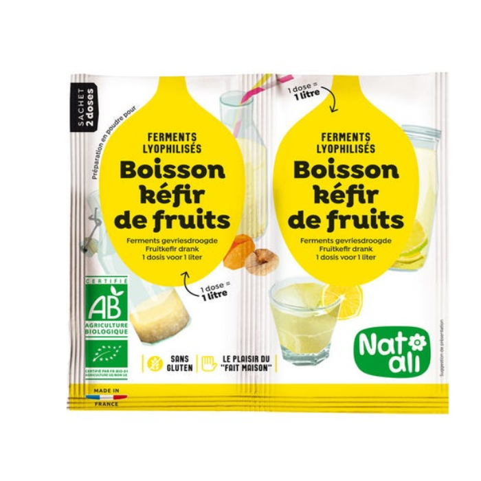 NATALI FERMENT PREPARATION KEFIR DE FRUIT 2*5G