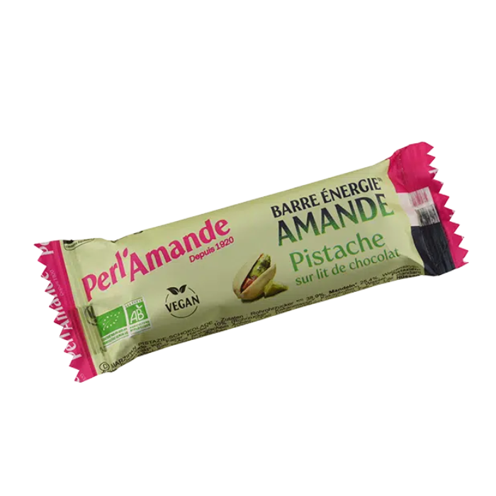 PERL DAMANDE BARRE ENERGIE AMANDE PISTACHE 25G