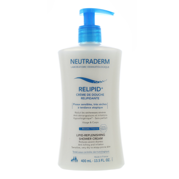 NEUTRADERM RELIPID + CREME DE DOUCHE RELIPIDANTE 400 ML