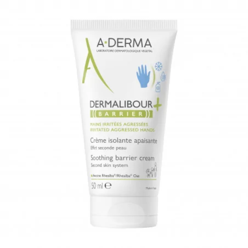 ADERMA DERMALIBOUR + BARRIER CREME ISOLANTE MAINS IRRITEES 50 ML