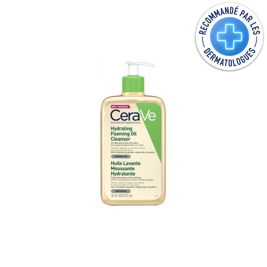 CERAVE HUILE LAVANTE MOUSSANTE HYDRATANTE 473 ML