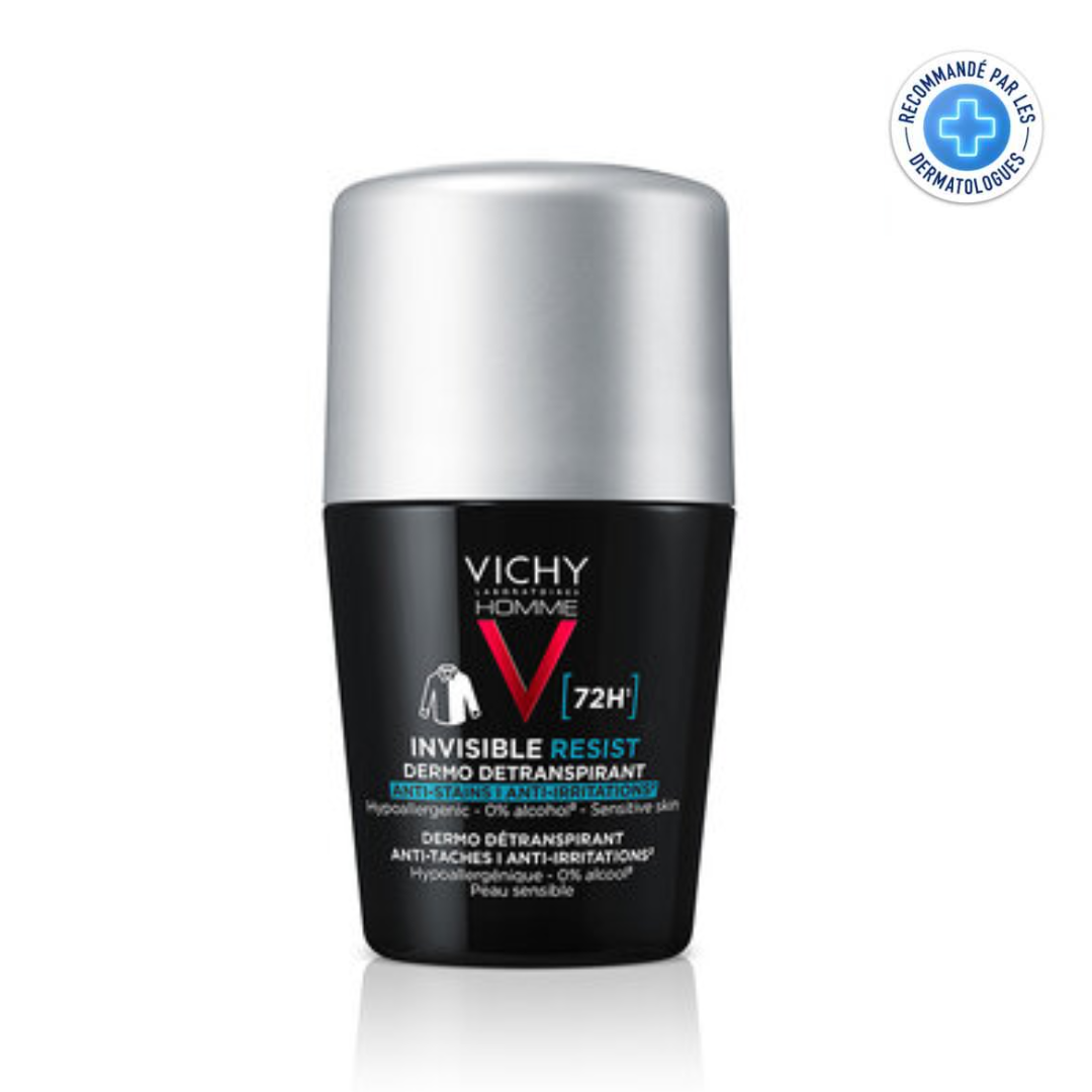 VICHY DEODORANT DETRANSPIRANT 72H INVISIBLE HOMME 50 ML