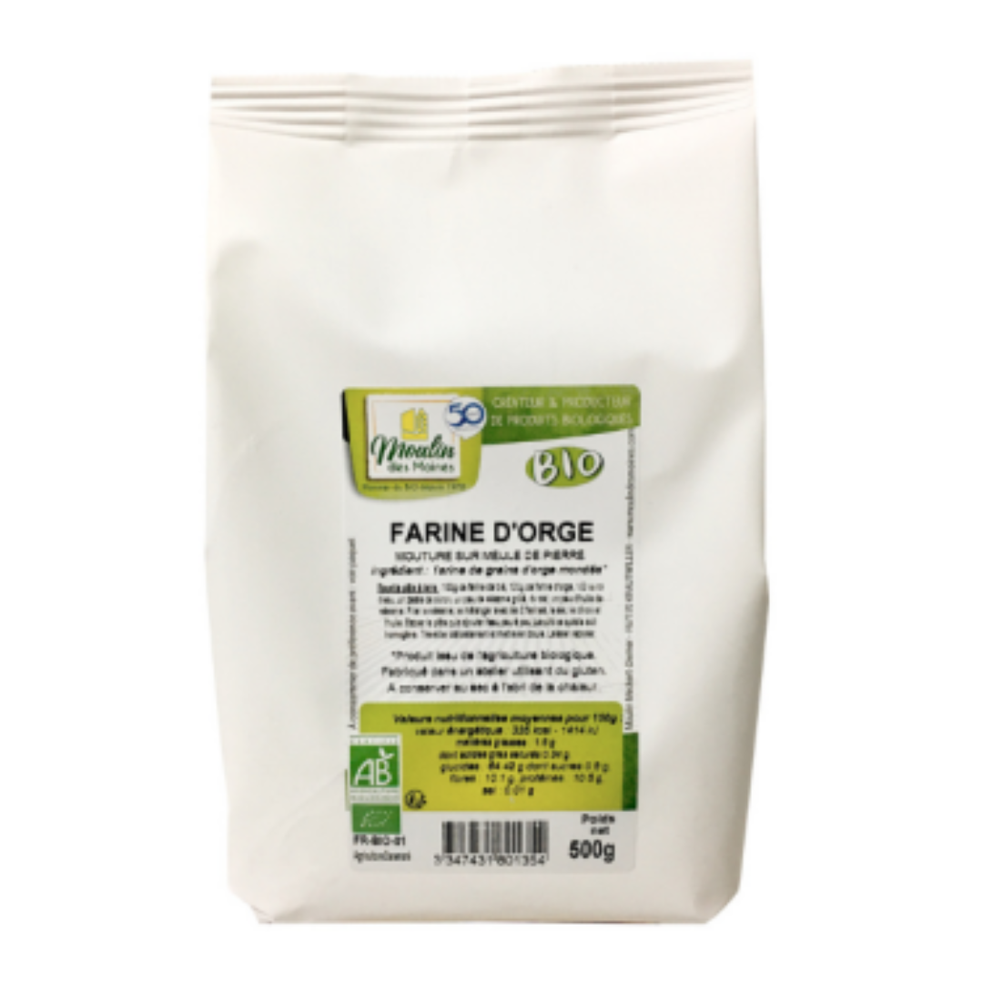 MOULIN DES MOINES FARINE D'ORGE 500 G