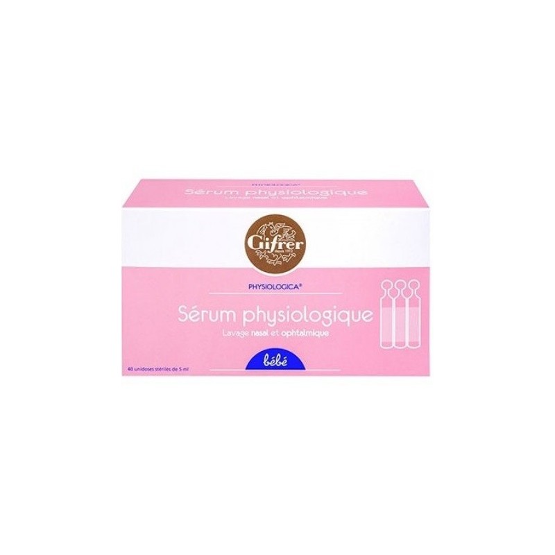 GIFRER SERUM PHYSIOLOGICA BOITE 12*5ML