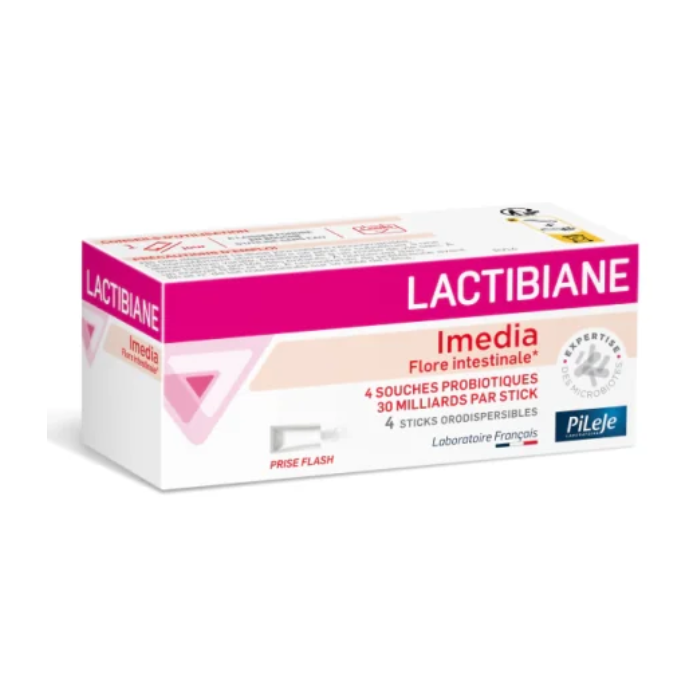 PILEJE LACTIBIANE IMEDIA BOITE DE 4 STICKS ORODISPERSIBLES