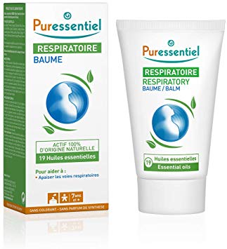 PURESSENTIEL RESPIRATOIR OK BAUME DE MASSAGE AUX 19 HUILES ESSENTIELLES 50 ML