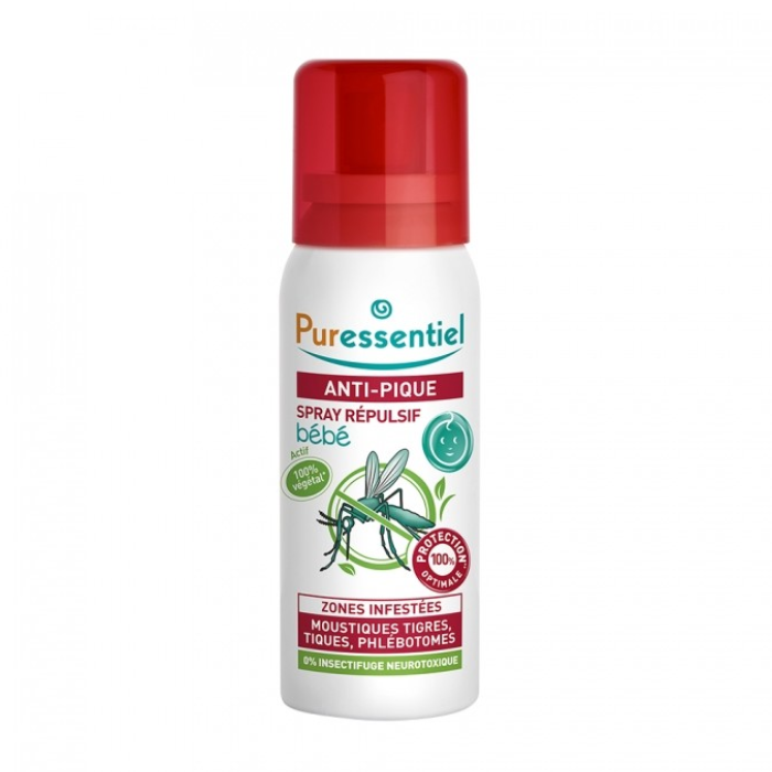 PURESSENTIEL ANTI PIQUE SPRAY REPULSIF BEBE 60ML