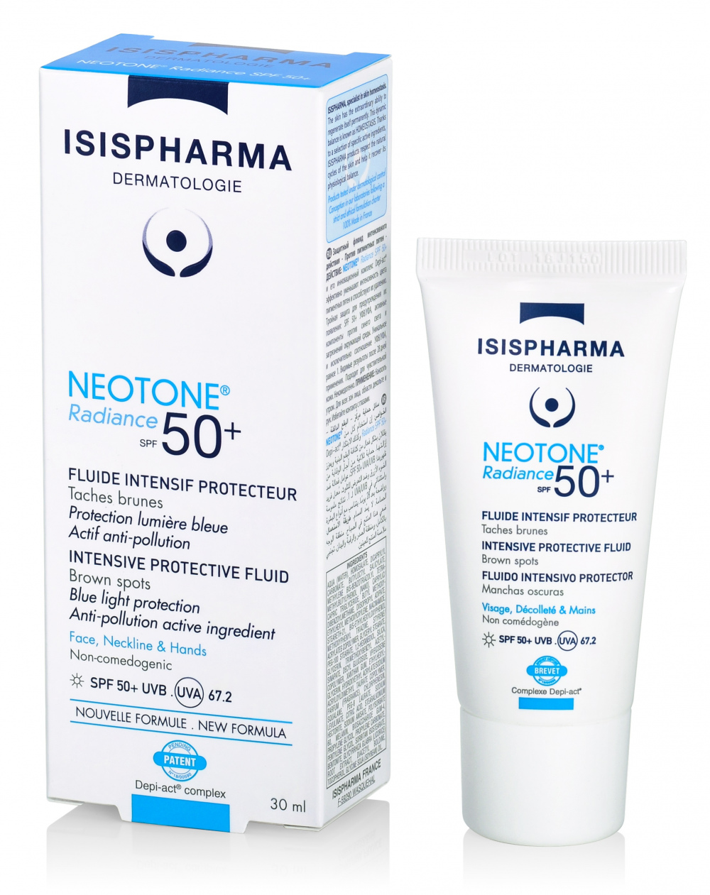ISISPHARMA neotone radiance spf 50 Fluide intensif Protecteur