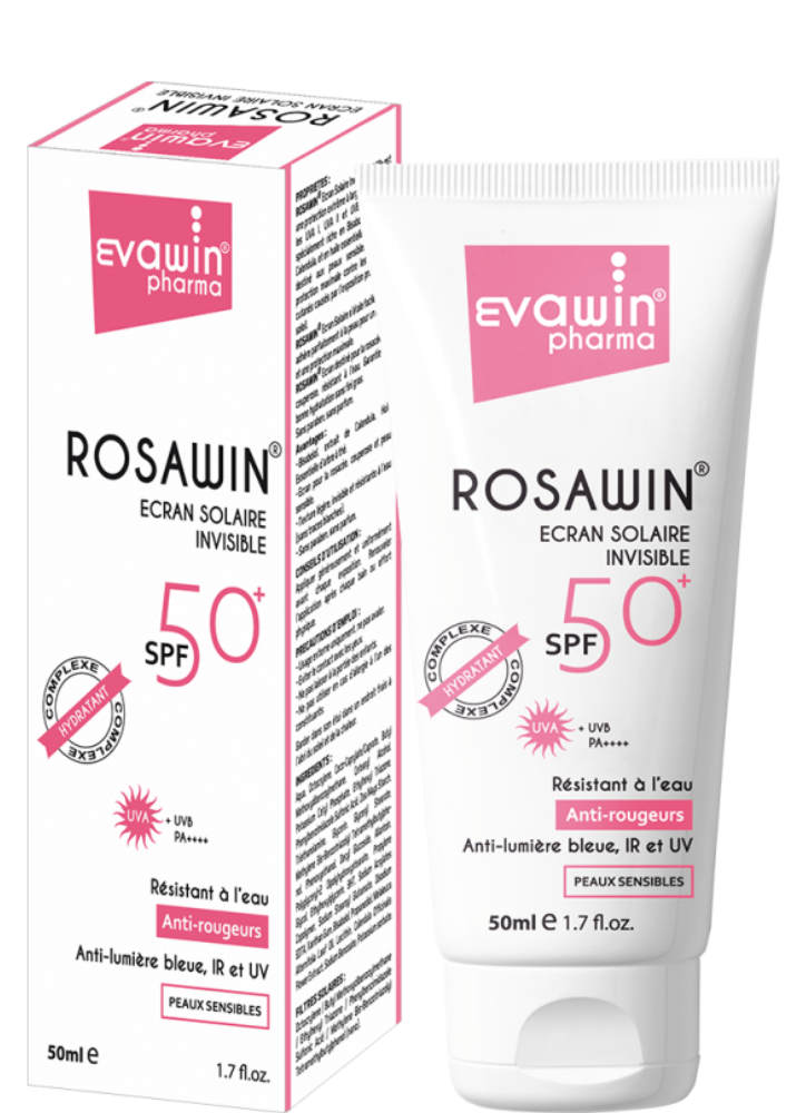 EVAWIN ROSAWIN ECRAN SOLAIRE INVISIBLE SPF 50+ 50 ML