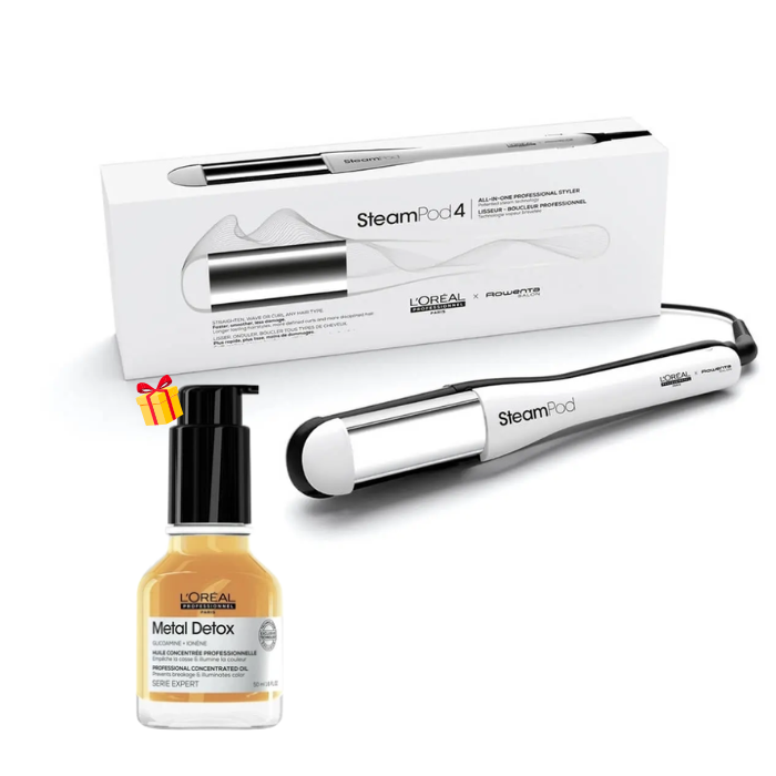 L'OREAL PROFESSIONNEL OFFRE STEAMPOD 4.0 + METAL DETOX HUILE 50ML OFFERT