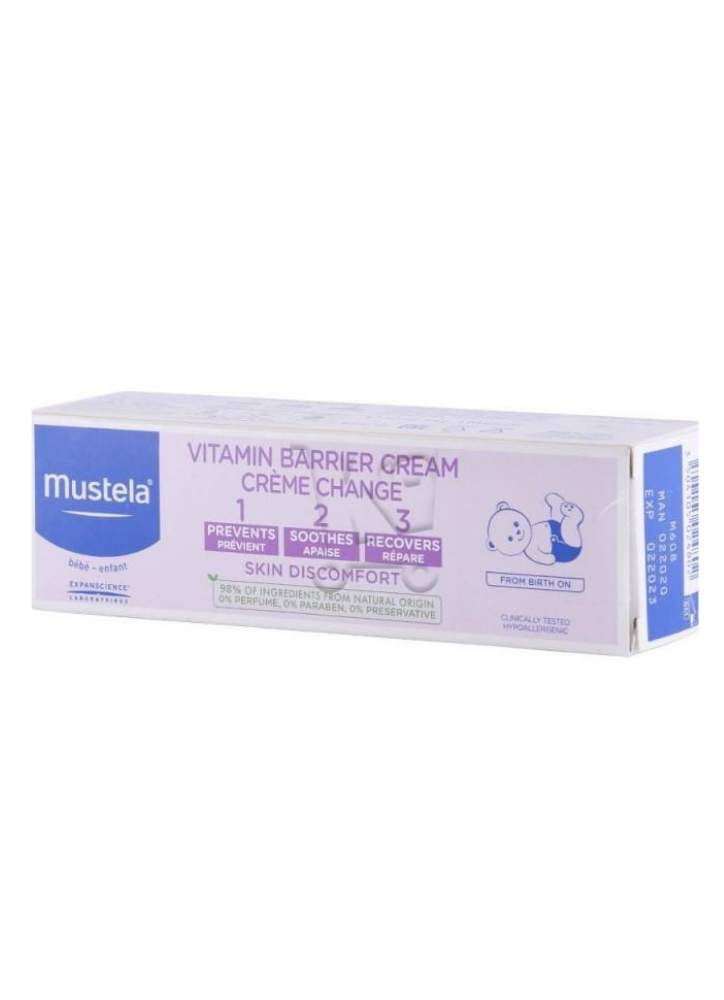 MUSTELA CREME POUR LE CHANGE VITAMINEE 50 ML