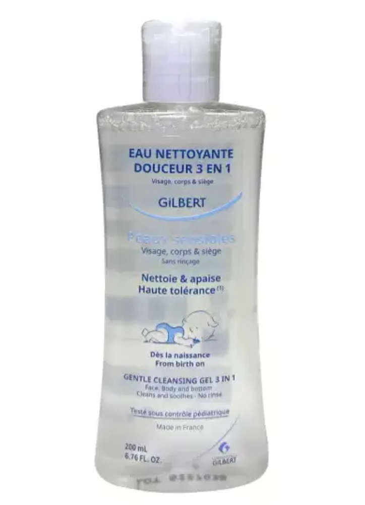 Gilbert Eau Nettoyante Douceur 3en1 Bebe 200ml