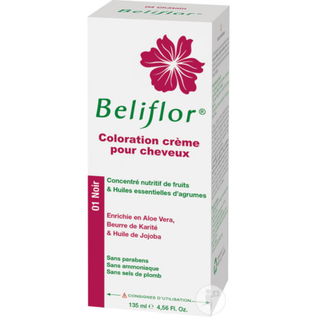 BELIFLOR COLORATION CHEVEUX 01 NOIR 135 ML