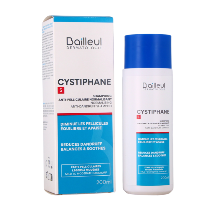 BIORGA CYSTIPHANE SHAMPOOING ANTI PELLICULAIRES NORMALISANT S 200 ML