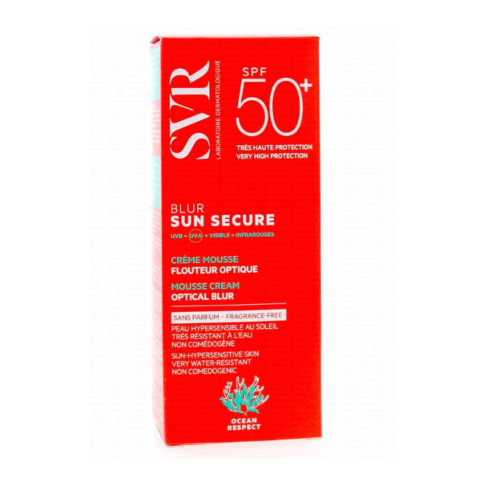 SVR BLUR SUN SECURE CREME MOUSSE SANS PARFUM 50ML