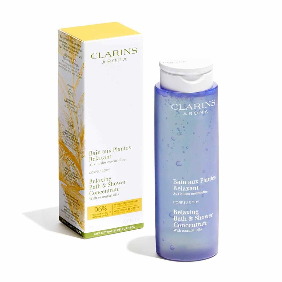 CLARINS BAIN AUX PLANTES RELAXANT AUX HUILES ESSENTIELLES 200ML