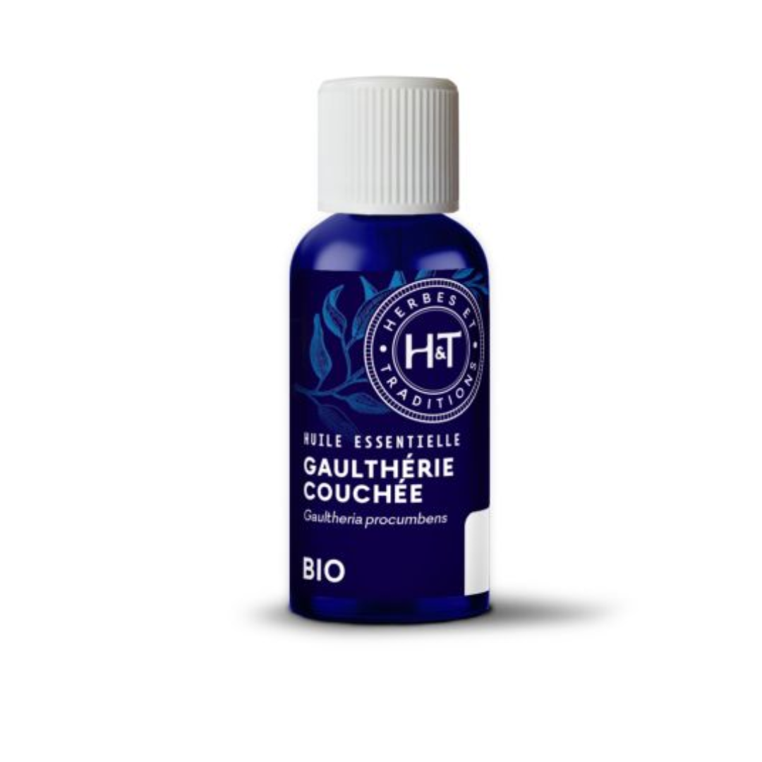 HERBES ET TRADITIONS HUILE ESSENTIELLE GAULTHERIE COUCHEE 10 ML