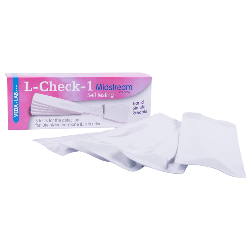 L CHECK 1 MIDSTREAM 5 TESTS D OVULATION