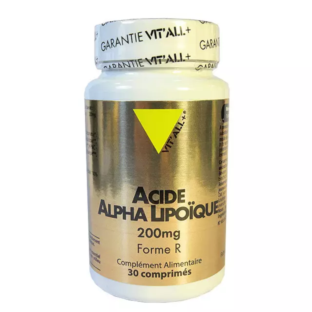 VITALL+ Acide alpha lipoique 200mg 30 comprimes