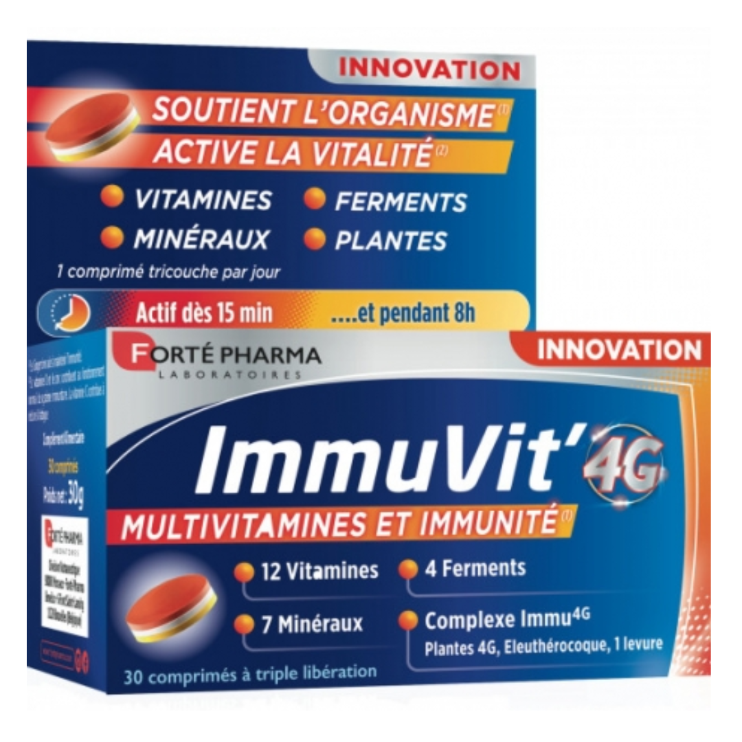 FORTE PHARMA IMMUVIT 4G 30 COMPRIMES