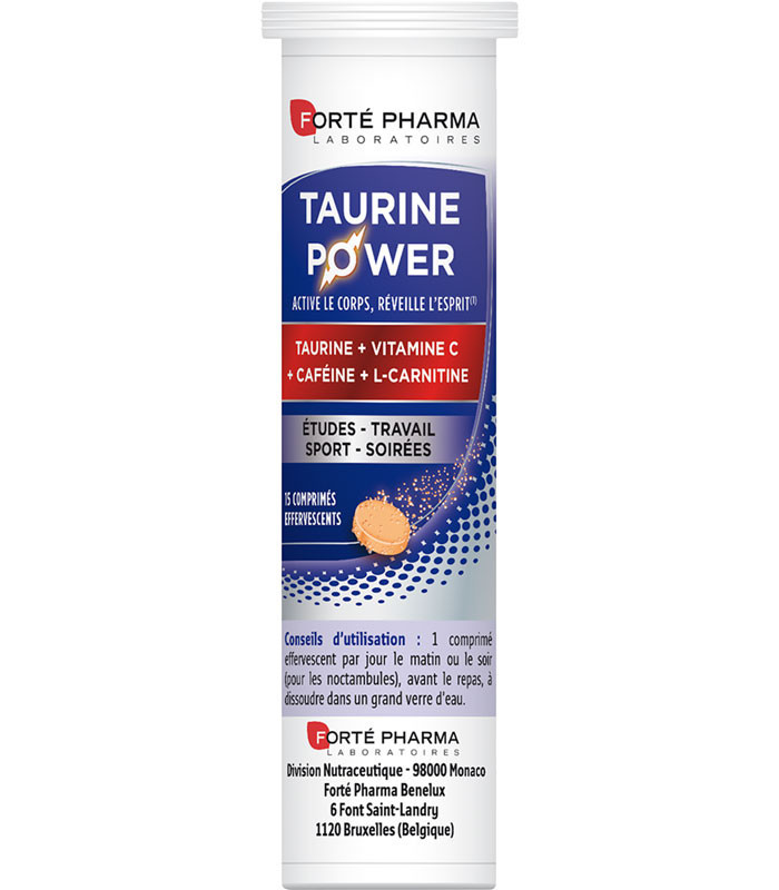 FORTE PHARMA ENERGIE TAURINE POWER 15 COMPRIMES EFFERVESCENTS