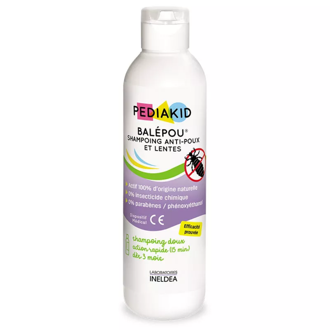 PEDIAKID BALEPOU SHAMPOOING ANTI POUX ET LENTES 200 ML