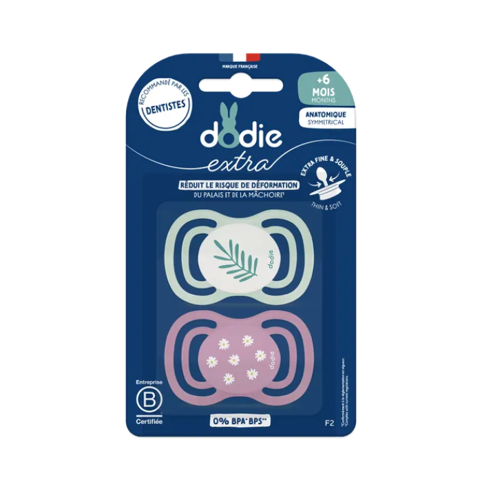 DODIE SUCETTE ANATOMIQUE EXTRA 6 MOIS PLUS F2