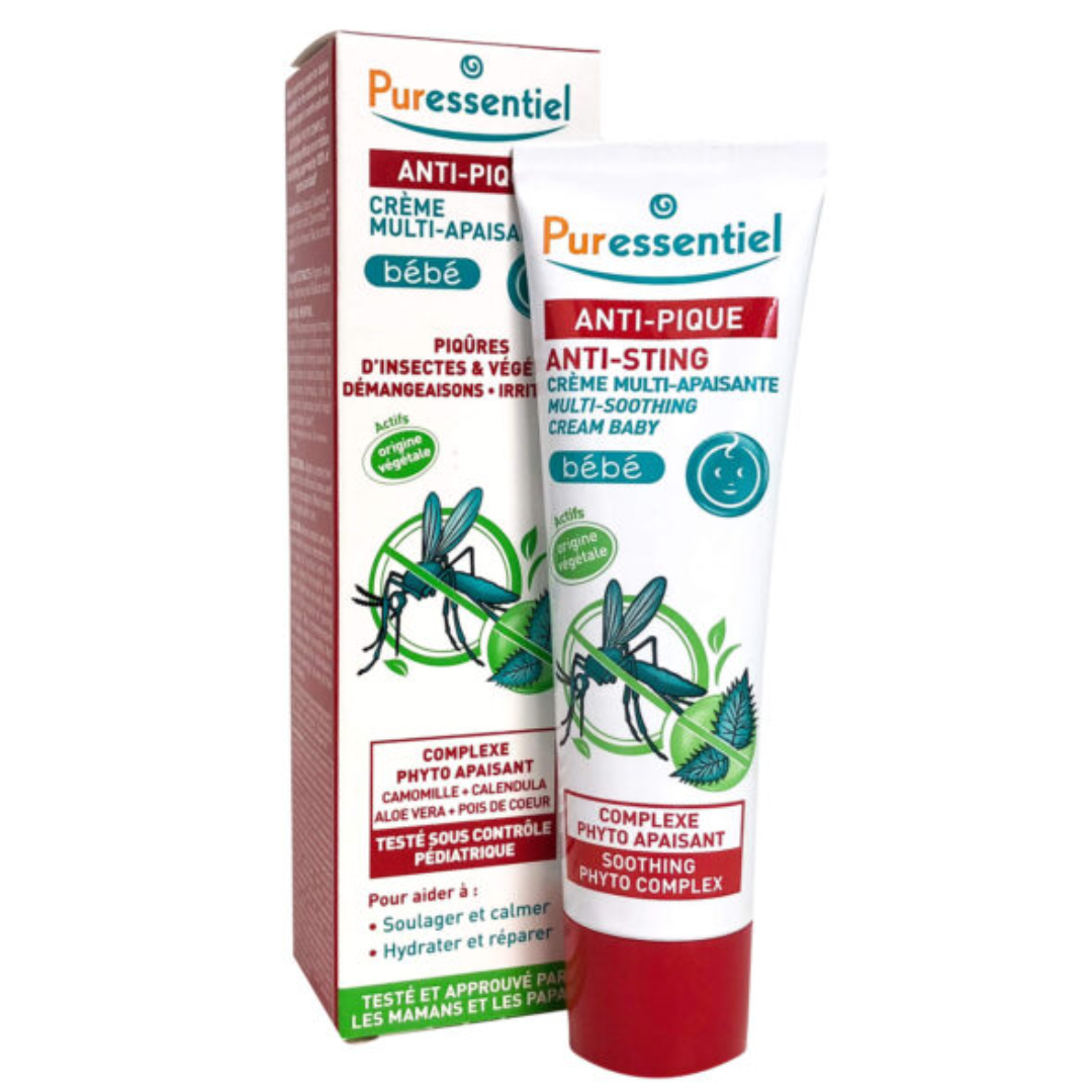 PURESSENTIEL ANTI PIQUE CREME MULTI APAISANTE BEBE 30ML