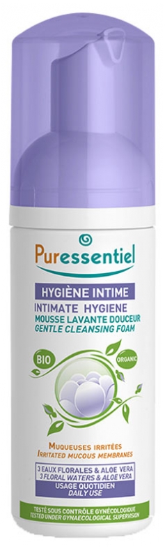 PURESSENTIEL HYGIENE INTIME MOUSSE LAVANTE DOUCEUR 150 ML