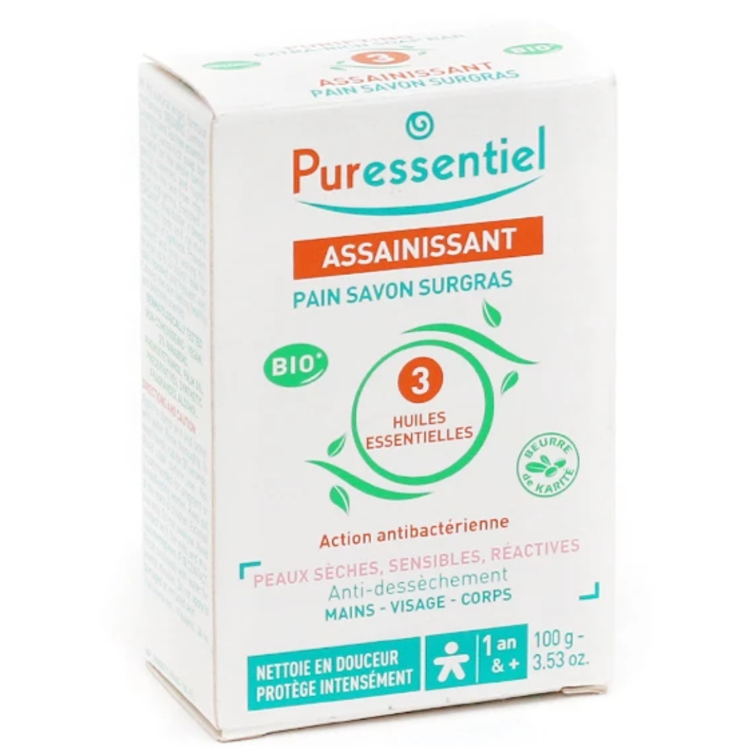 PURESSENTIEL ASSAINISSANT PAIN SAVON SURGRAS 100 G