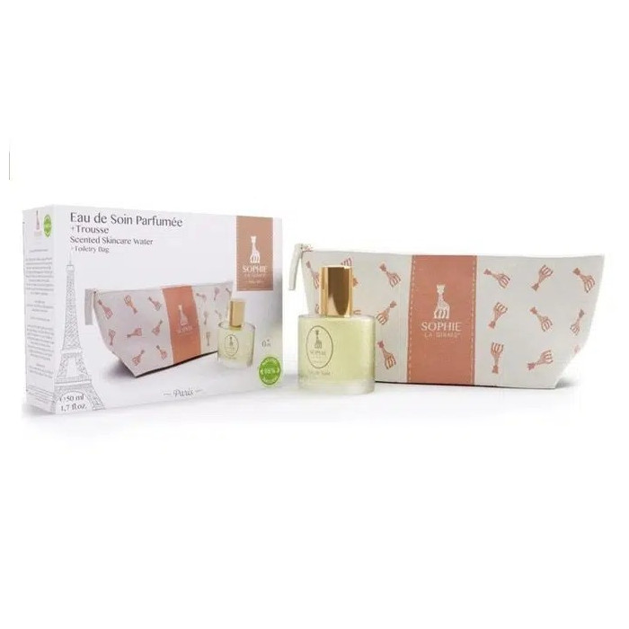 SOPHIE LA GIRAFE EAU DE SOIN PARFUMEE 0M+ 50 ML + TROUSSE OFFERTE