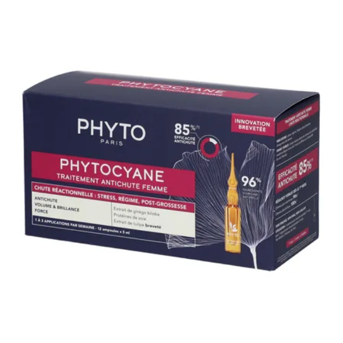 PHYTO PHYTOCYANE TRAITEMENT ANTICHUTE FEMME CHUTE REACTIONNELLE