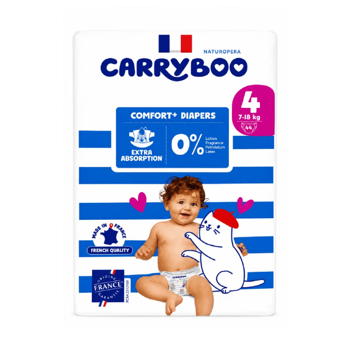 CARRYBOO COMFORT+ COUCHES TAILLE 4 44 UNITES 7-18 KG