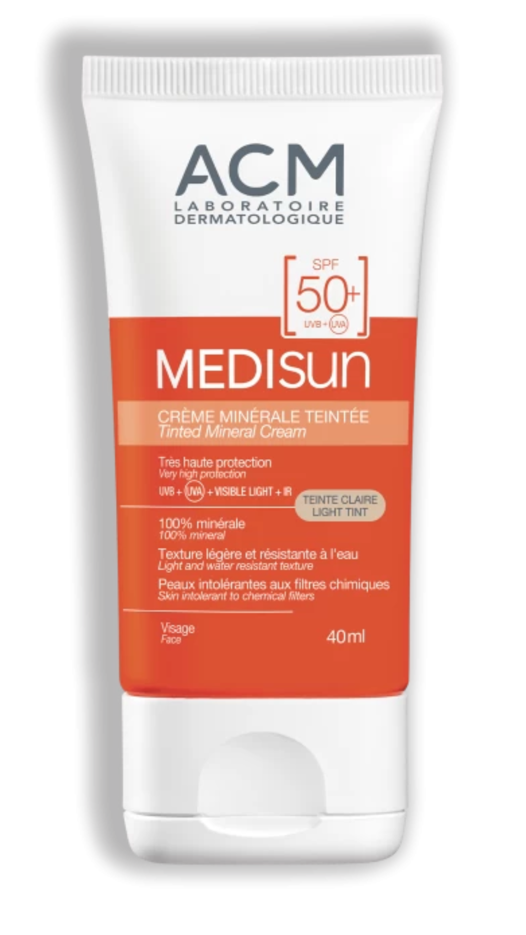 ACM MEDISUN CREME MINERAL TEINTE CLAIRE 40 ML