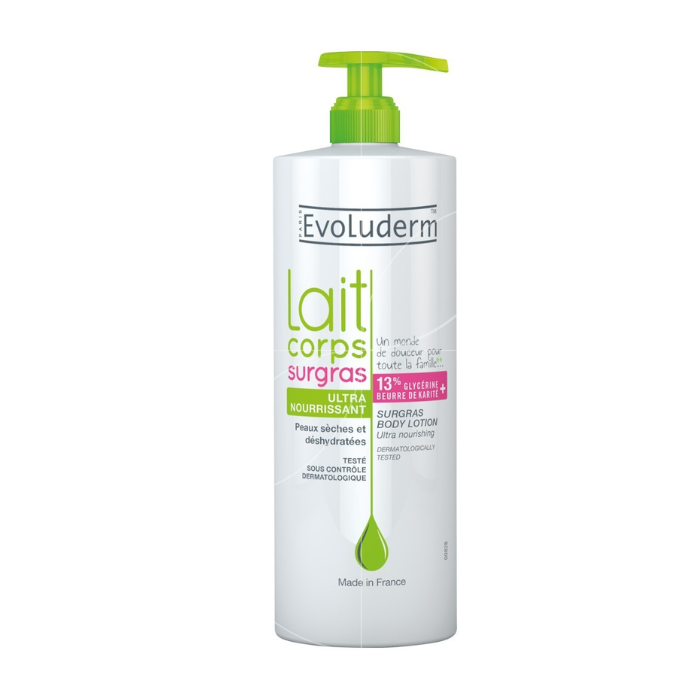 EVOLUDERM LAIT CORPS SURGRAS ULTRA NOURRISSANT 500ML