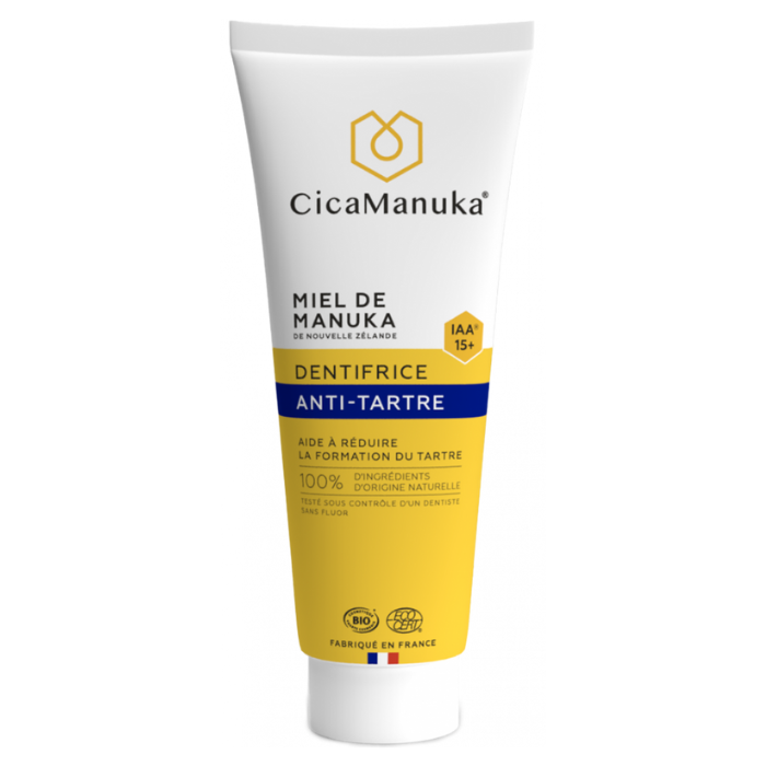CICAMANUKA MIEL DE MANUKA IAA 15+DENTIFRICE ANTI TARTRE 75 ML