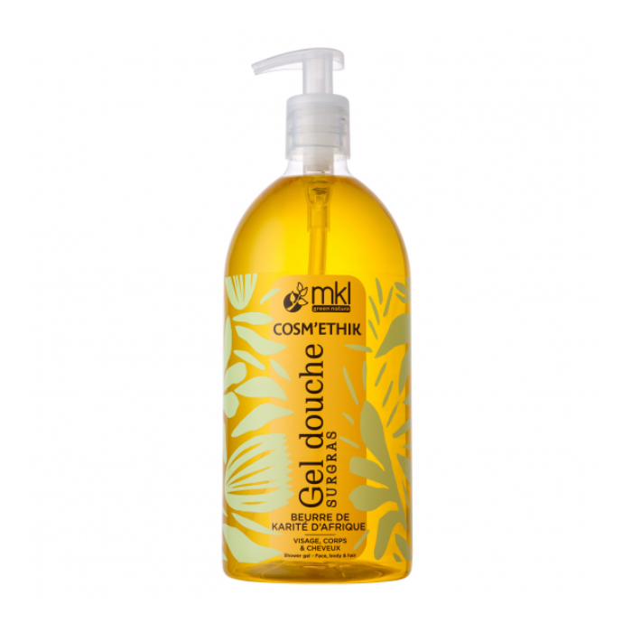 MKL COSMETHIK GEL DOUCHE SURGRAS BEURRE DE KARITE AFRIQUE 1L
