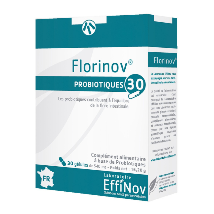 EFFINOV FLORINOV IMUNO PROBIOTIQUES ET VITAMINES 30 GELULES