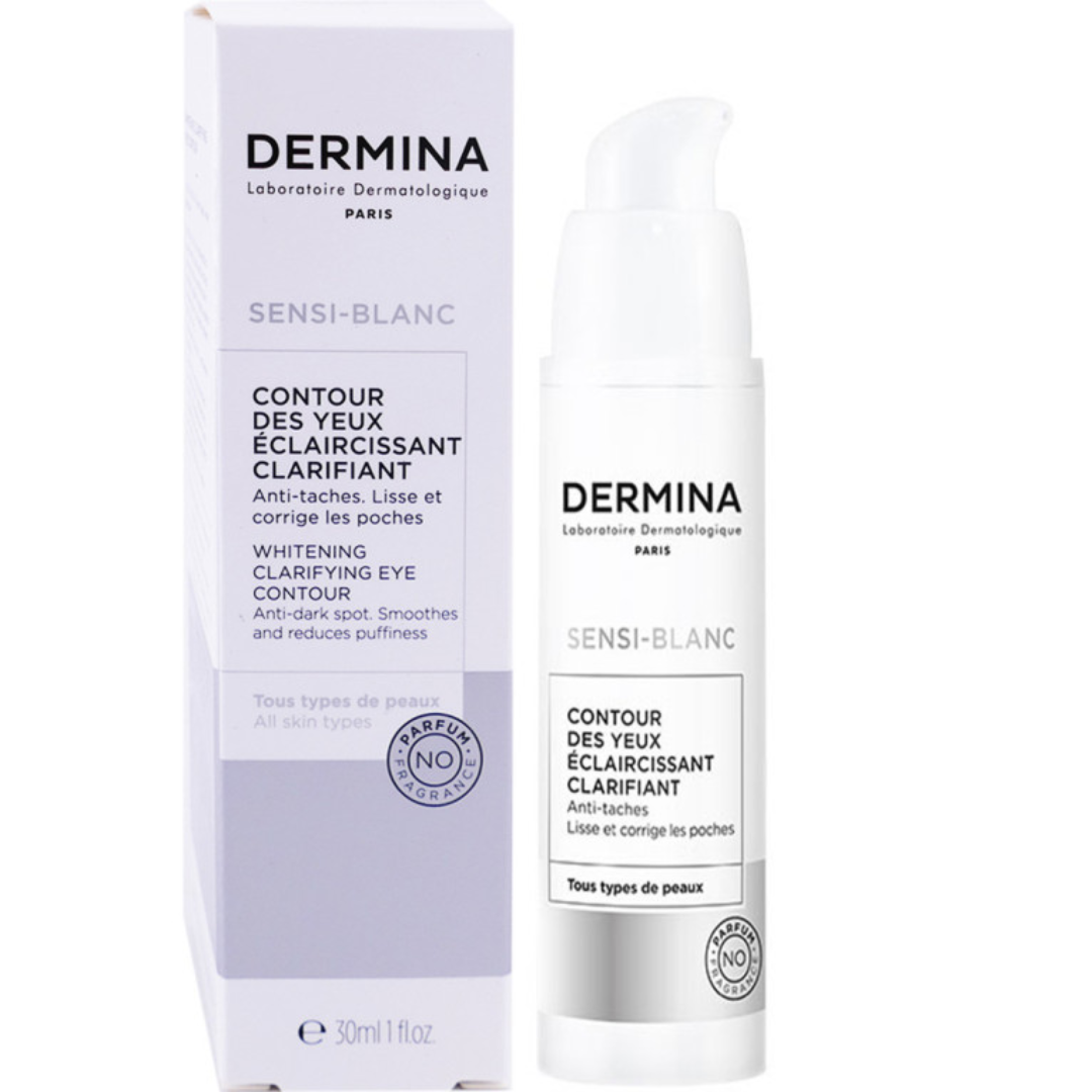 DERMINA SENSI BLANC CONTOUR DES YEUX ECLAIRCISSANT CLARIFIANT 30ML