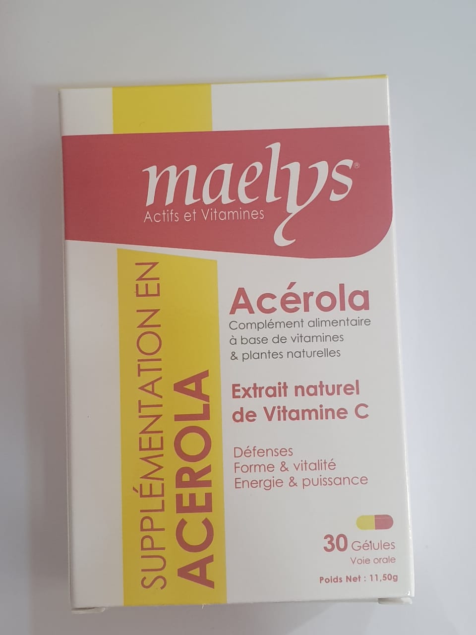 MAELYS ACEROLA 30 GELULES