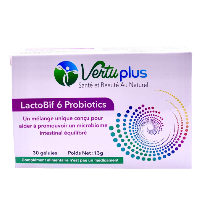 VERTUPLUS LACTOBIF 6 PROBIOTICS 30 GELULES
