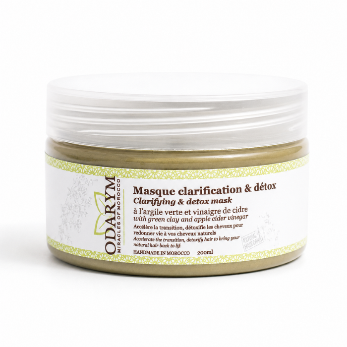 ODARYM MASQUE CLARIFICATION ET DETOX A L'ARGILE VERTE ET VINAIGRE DE CIDRE 200 ML