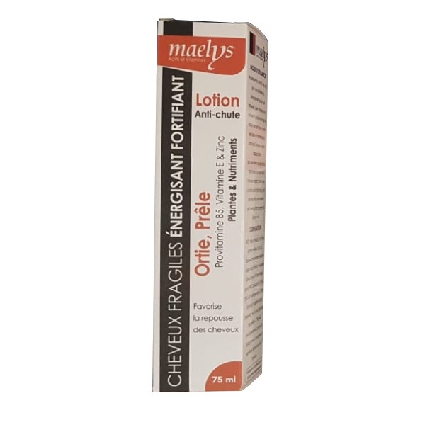 MAELYS LOTION ANTI CHUTE CHEVEUX FRAGILES ENERGISANT FORTIFIANT 75 ML