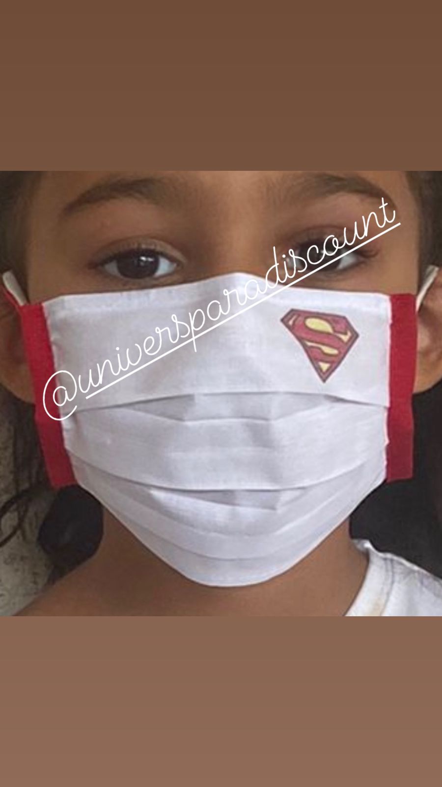 MASQUE ENFANT EN TISSU SPIDERMAN