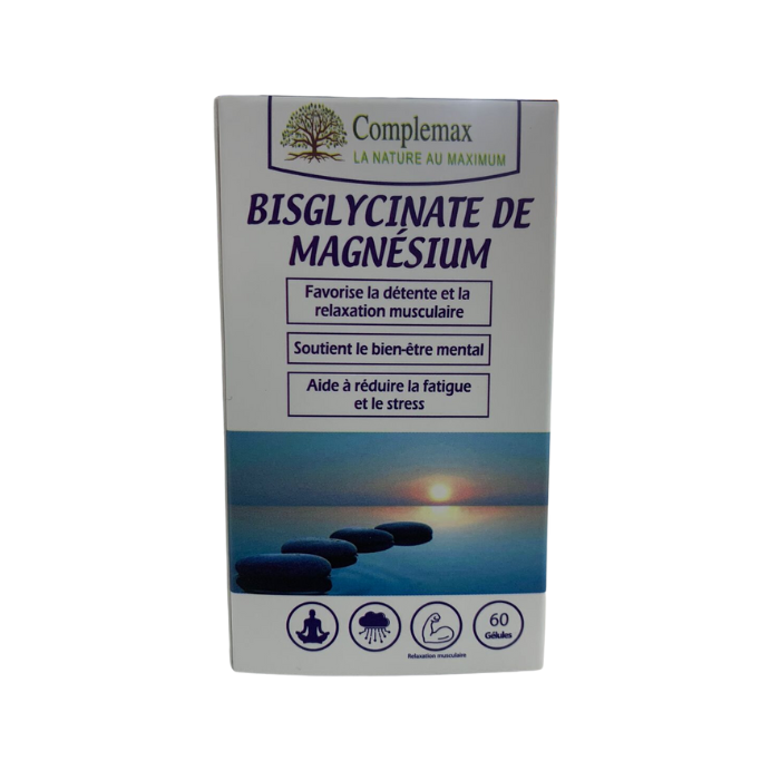 COMPLEMAX BISGLYCINATE DE MAGNESIUM 60 GELULES